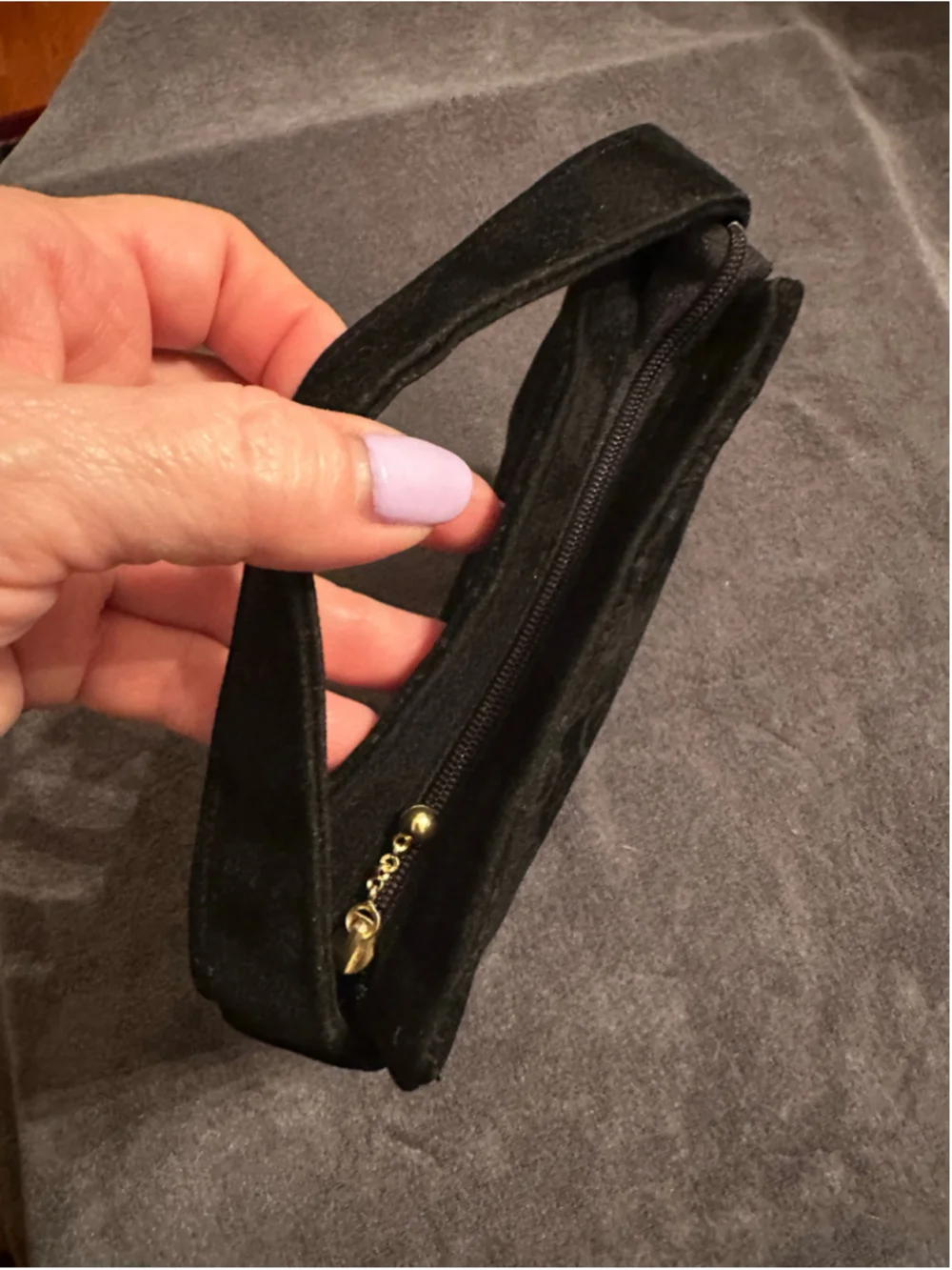 Celine Black Suede Mini Bag